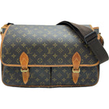 ルイ・ヴィトン LOUIS VUITTON ジベシエールGM M42249 ブラウン モノグラムキャンバス メンズ ショルダーバッグ