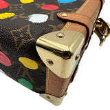 ルイ・ヴィトン LOUIS VUITTON サイドトランク LV X YK 草間彌生コラボ M46396 ブラウン モノグラムキャンバス/レザー レディース ショルダーバッグ