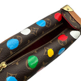 ルイ・ヴィトン LOUIS VUITTON サイドトランク LV X YK 草間彌生コラボ M46396 ブラウン モノグラムキャンバス/レザー レディース ショルダーバッグ