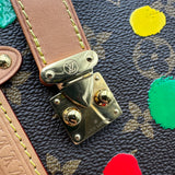 ルイ・ヴィトン LOUIS VUITTON サイドトランク LV X YK 草間彌生コラボ M46396 ブラウン モノグラムキャンバス/レザー レディース ショルダーバッグ