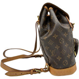 ルイ・ヴィトン LOUIS VUITTON モンスリMM M51136 ブラウン モノグラム/レザー リュック・デイパック