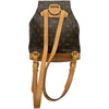 ルイ・ヴィトン LOUIS VUITTON モンスリMM M51136 ブラウン モノグラム/レザー リュック・デイパック