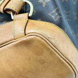 ルイ・ヴィトン LOUIS VUITTON モンスリMM M51136 ブラウン モノグラム/レザー リュック・デイパック