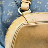 ルイ・ヴィトン LOUIS VUITTON モンスリMM M51136 ブラウン モノグラム/レザー リュック・デイパック