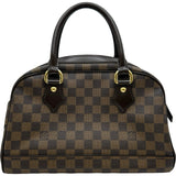 ルイ・ヴィトン LOUIS VUITTON ドゥオモ N60008 ブラウン ダミエ・エベヌ レディース ハンドバッグ