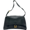 バレンシアガ BALENCIAGA ダウンタウン ミディアム 671354 ブラック レザー レディース ショルダーバッグ