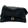 バレンシアガ BALENCIAGA ダウンタウン ミディアム 671354 ブラック レザー レディース ショルダーバッグ
