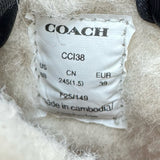 コーチ COACH ソーホー プラットフォームムートンスニーカー キャメル スウェード レディース スニーカー