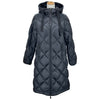 モンクレール MONCLER NEEK ダウンコート ブラック ポリエステル レディース その他アウター