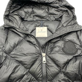モンクレール MONCLER NEEK ダウンコート ブラック ポリエステル レディース その他アウター