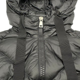 モンクレール MONCLER NEEK ダウンコート ブラック ポリエステル レディース その他アウター