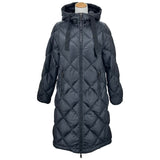 モンクレール MONCLER NEEK ダウンコート ブラック ポリエステル レディース その他アウター
