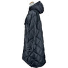 モンクレール MONCLER NEEK ダウンコート ブラック ポリエステル レディース その他アウター