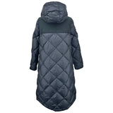 モンクレール MONCLER NEEK ダウンコート ブラック ポリエステル レディース その他アウター