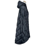 モンクレール MONCLER NEEK ダウンコート ブラック ポリエステル レディース その他アウター