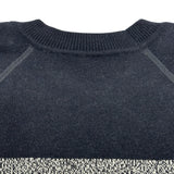 クリスチャン・ディオール Christian Dior オブリークリバーシブルカシミヤニットセーター 054S55AM055 ネイビー カシミヤ レディース セーター