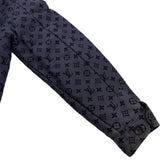 ルイ・ヴィトン LOUIS VUITTON モノグラム総柄リバーシブルブルゾン MJBS03CZ6 ネイビー コットン メンズ ブルゾン
