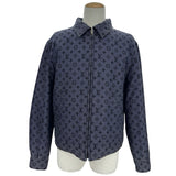 ルイ・ヴィトン LOUIS VUITTON モノグラム総柄リバーシブルブルゾン MJBS03CZ6 ネイビー コットン メンズ ブルゾン