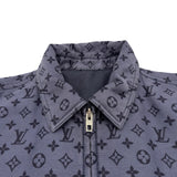 ルイ・ヴィトン LOUIS VUITTON モノグラム総柄リバーシブルブルゾン MJBS03CZ6 ネイビー コットン メンズ ブルゾン