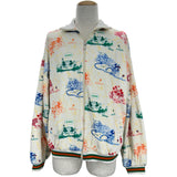 グッチ GUCCI ✕ Disney シェリーライントラックジャケット 610009 ホワイト ポリエステル メンズ ナイロンジャケット