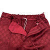 グッチ GUCCI GG総柄サテンロングパンツ 841101 ボルドー レーヨン レディース パンツ