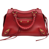 バレンシアガ BALENCIAGA ネオクラシックシティ スモール 638521 レッド ゴールド金具 レザー レディース ショルダーバッグ