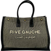 サンローラン SAINT LAURENT リヴゴーシュ トートバッグ 499290 ベージュ/ブラック キャンバス メンズ トートバッグ