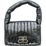 バレンシアガ BALENCIAGA モナコ スリングバッグ 787896 メタリックシルバー レザー レディース ショルダーバッグ