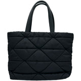 プラダ PRADA スモールパデッド Re-Nylon 1BG373 ブラック ナイロン レディース ショルダーバッグ