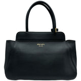 プラダ PRADA ハンドバッグ 1BG533 ブラック レザー レディース ハンドバッグ