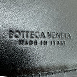 ボッテガ・ヴェネタ BOTTEGA VENETA スモールカセット 二つ折りファスナーウォレット 750253 ブラック レザー レディース 二つ折り財布