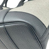 エルメス HERMES ネオガーデン23 K刻印 エクリュ/ブラック トワル/ネゴンダ レディース ハンドバッグ
