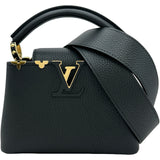 ルイ・ヴィトン LOUIS VUITTON カプシーヌ MINI M56669 ブラック トリヨン レディース ショルダーバッグ
