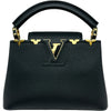 ルイ・ヴィトン LOUIS VUITTON カプシーヌ MINI M56669 ブラック トリヨン レディース ショルダーバッグ