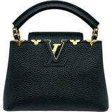 ルイ・ヴィトン LOUIS VUITTON カプシーヌ MINI M56669 ブラック トリヨン レディース ショルダーバッグ