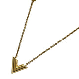ルイ・ヴィトン LOUIS VUITTON ネックレス・エセンシャル V ゴールド メタル アクセサリー