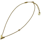 ルイ・ヴィトン LOUIS VUITTON ネックレス・エセンシャル V ゴールド メタル アクセサリー