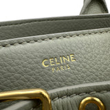 セリーヌ CELINE コンティトート グレー レザー レディース ショルダーバッグ
