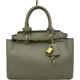 セリーヌ CELINE コンティトート グレー レザー レディース ショルダーバッグ