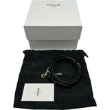 セリーヌ CELINE ミニブザスクレア ブラック レザー レディース ショルダーバッグ