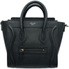 セリーヌ CELINE ラゲージナノショッパー 189243 ブラック レザー レディース ショルダーバッグ