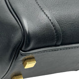 セリーヌ CELINE リトルラゲージ スモール 124213 ブラック レザー レディース ショルダーバッグ