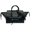 セリーヌ CELINE リトルラゲージ スモール 124213 ブラック レザー レディース ショルダーバッグ