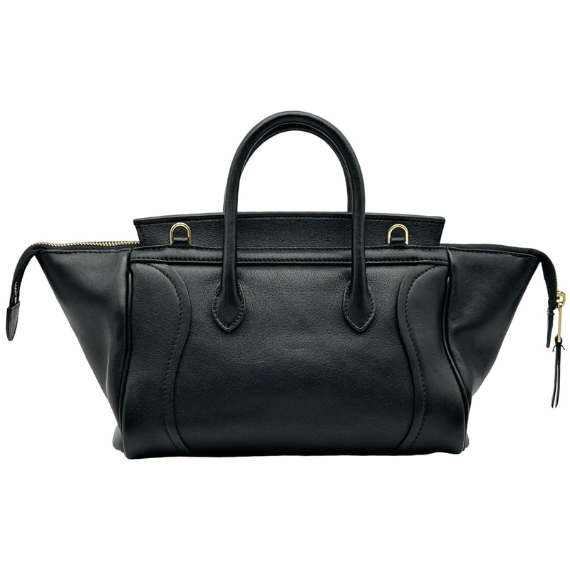セリーヌ CELINE リトルラゲージ スモール 124213 ブラック レザー