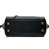 セリーヌ CELINE リトルラゲージ スモール 124213 ブラック レザー レディース ショルダーバッグ