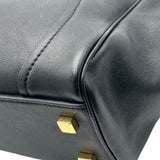 セリーヌ CELINE リトルラゲージ スモール 124213 ブラック レザー レディース ショルダーバッグ