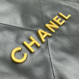 シャネル CHANEL CHANEL22 バックパック AS3859 ブラック ゴールド金具 シャイニーカーフスキン レディース リュック・デイパック
