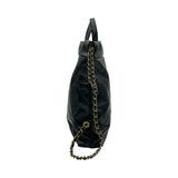 シャネル CHANEL CHANEL22 バックパック AS3859 ブラック ゴールド金具 シャイニーカーフ レディース リュック・デイパック