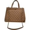 シャネル CHANEL アフィティニティスモールショッピングバッグ A93750 ベージュ ゴールド金具 キャビアスキン レディース ショルダーバッグ