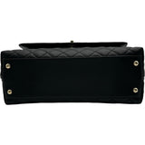 シャネル CHANEL ココハンドル29 A92991 ブラック ゴールド金具 キャビアスキン レディース ショルダーバッグ